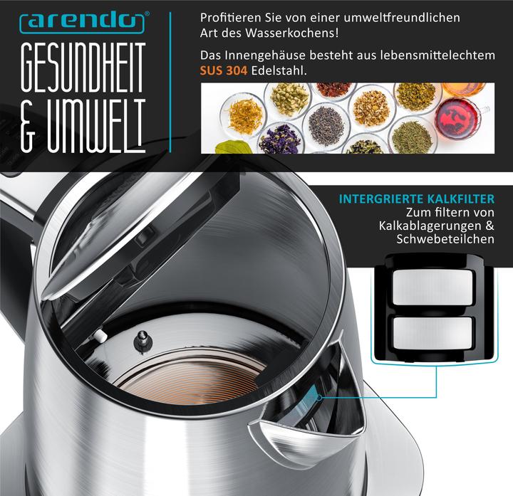 Image du produit Arendo Bouilloire électrique (1.70 l)