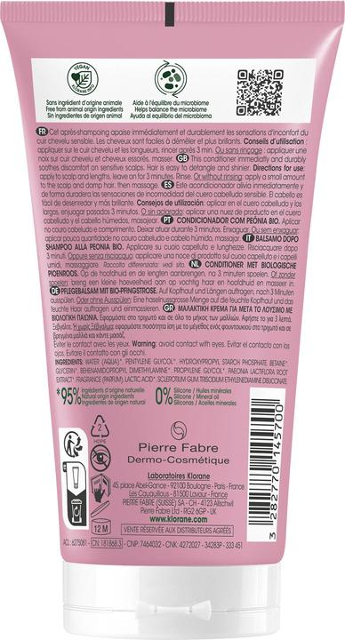 Image du produit Klorane Baume de soin bio à la pivoine (150 ml)