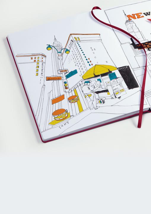 Image du produit Leuchtturm1917 Cahier de coloriage Medium A5, Noir (A5, Blanc, Couverture rigide)