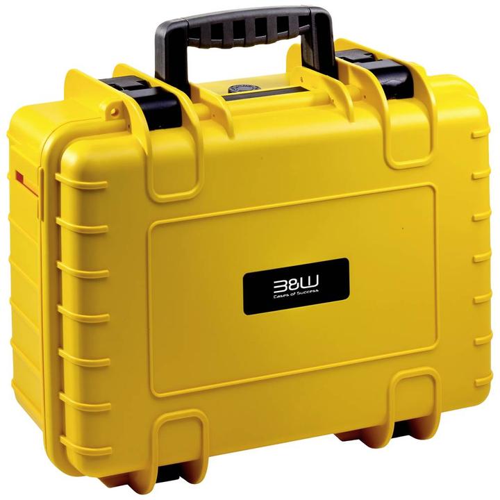 Actual product image B&W International B&W drone.case PP.166 yellow for DJI Avata 2 (Drone case, DJI Avata 2)