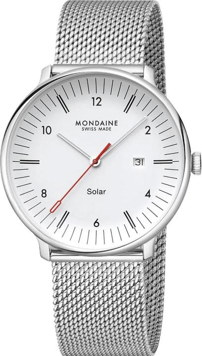 Mondaine MLE.41910.SM Herrenuhr Doppio Solar 41mm 5ATM (Swiss Made)