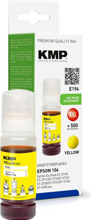 KMP E194 - 70 ml - Gelb - kompatibel - Tintenpatrone (Y)