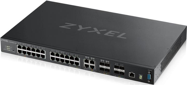 Immagine prodotto Zyxel XGS4600-52F L3 Managed Switch 48 porte Gig SFP 4 dual pers. e 4x 10G SFP+ impilabile dual PSU (52 Porti)