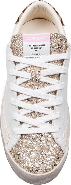 Immagine prodotto Crime London Crime distressed sneakers in leather and suede color white (39)