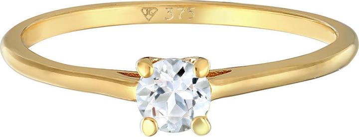 Produktbild Elli PREMIUM Ring Topas Solitär Verlobungsring 375 Gelbgold (52, 375/9 K Gold)