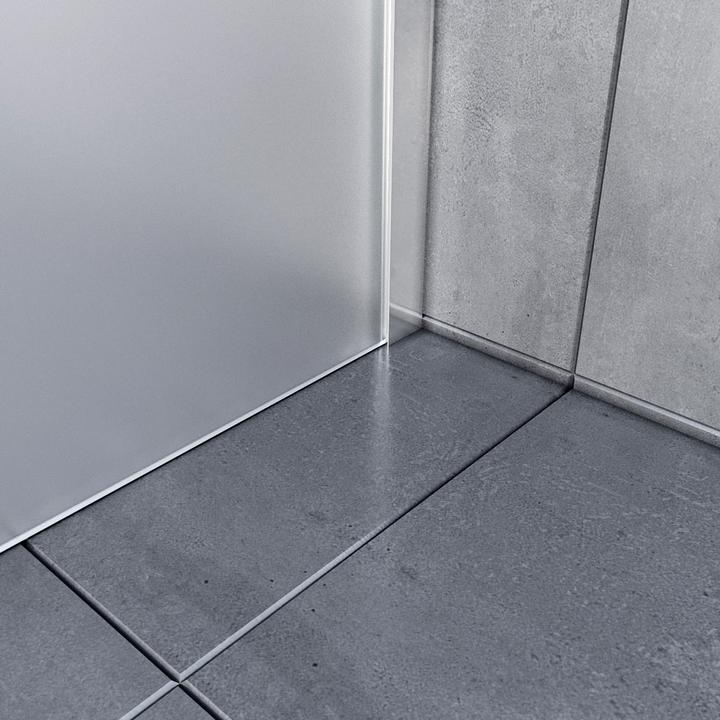 Immagine prodotto SONNI Cabina di doccia con porta, senza quadro, praticabile, in vetro con trattamento NANO 100x195 cm (160 cm, 160 cm, 195 cm)