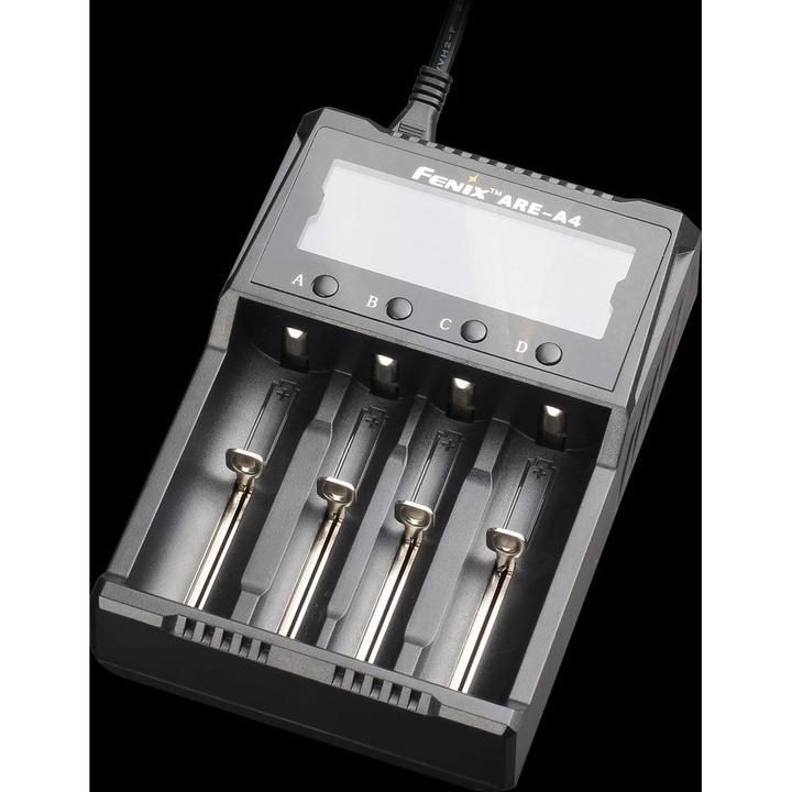 Image du produit Fenix Chargeur ARE-A4 (1 pcs, 14500, 16340, 18650, 26650, AA, AAA, Piles rechargeables + chargeur)