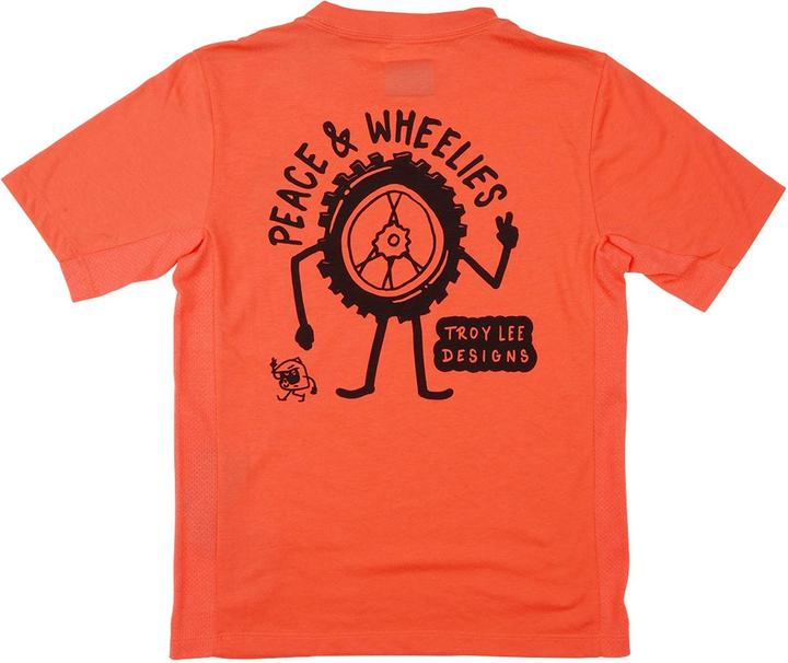 Image du produit Troy Lee Designs Skyline Ride SS Tee, P&W, melon, youth S (S)