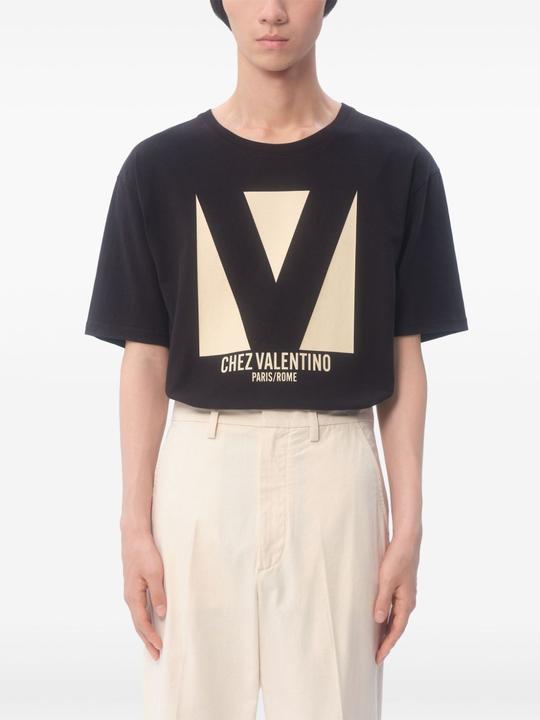 Actual product image Valentino Garavani T-shirts And Polos Black (L)