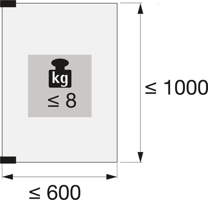 Image du produit Hettich Charnières de porte en verre ET 5150