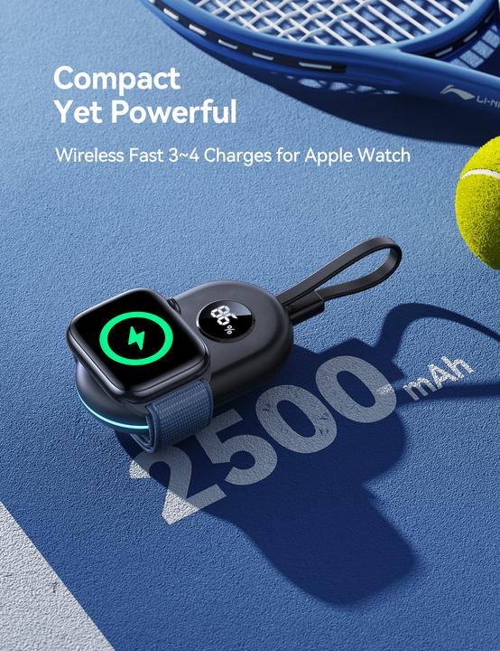 Actual product image Joyroom Charger for Apple Watch JR-W09 (black)