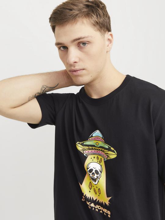 Actual product image Jack & Jones Joranatomy Skull Tee Ss Crew Neck Ln (S)