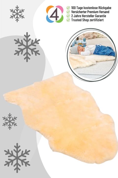 Actual product image Fellhof Baby lambskin, 80-90 cm, sheared