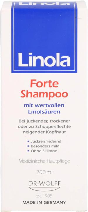 Produktbild Dr. Wolff Linola Shampoo forte, 200 ml Shampoo (200 ml, Flüssiges Shampoo)