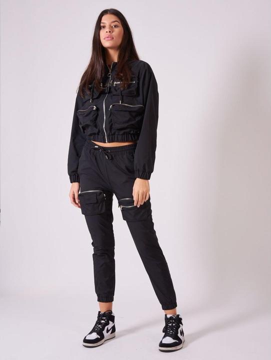 Project X Paris kapuzenjacke mit reief-taschen damen (L)