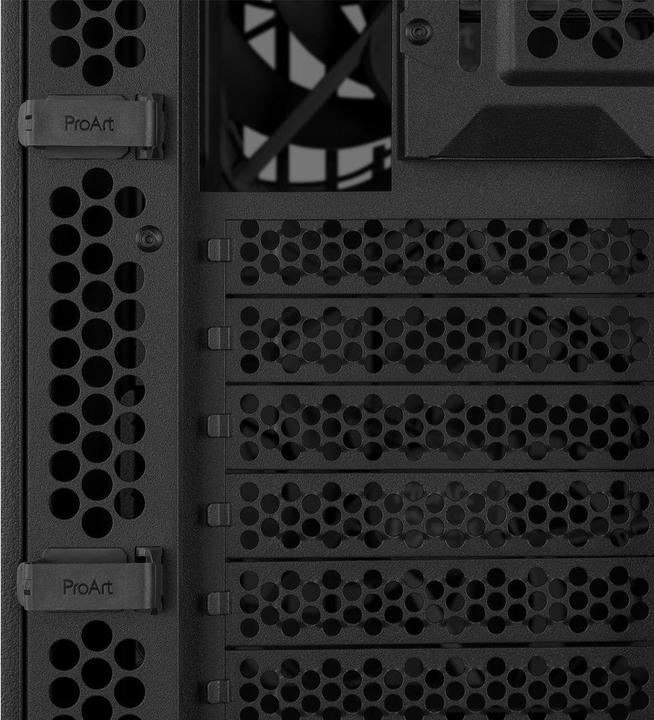 Produktbild ASUS Case PROART PA401 WOOD TG PWM BLACK (ATX)