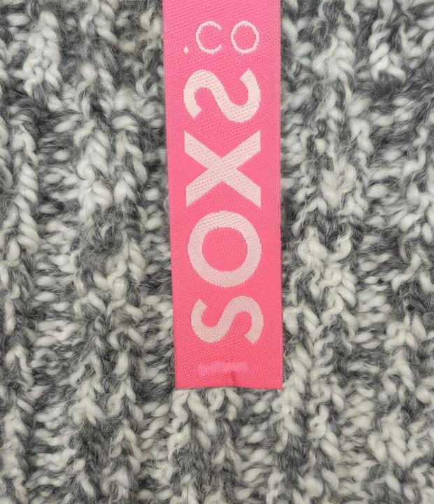 Image du produit Soxs Chaussettes en laine grise pour femmes Bubblegum, chaussettes pour mollets (Une unité par pack, 42 - 46, 43 - 46, 44 - 45, 44 - 46)