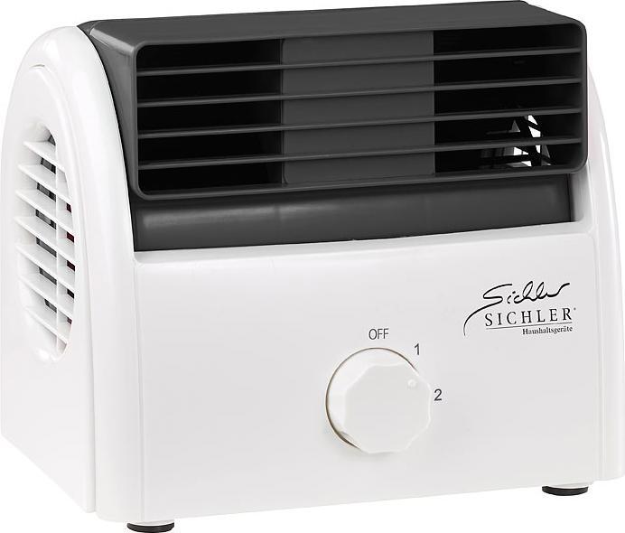 Immagine prodotto Sichler Mini ventilatore da tavolo silenzioso con tecnologia a rulli (40 dB)