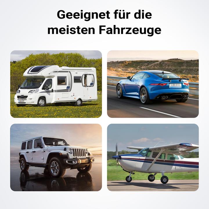 Produktbild Wiltec 2x Unterlegkeile 166x75x94mm Bremskeil 2t Anhänger Wohnmobil Hemmschuh