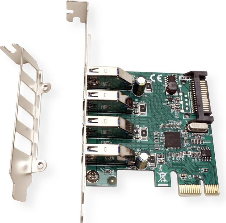 Image du produit Value Carte PCI Express, USB 3.0, 4 ports