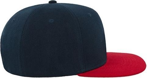 Produktbild Atlantis Snap Back flacher Schirm 6 Panel Kappe (2 StückPackung) (One Size)