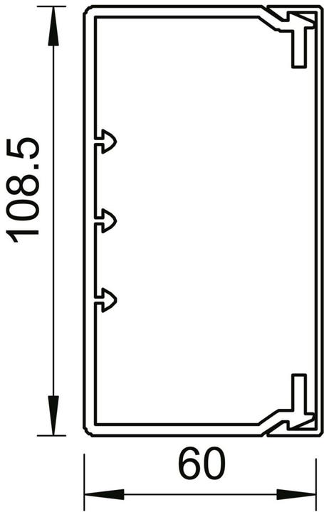 Produktbild OBO Bettermann Kabelkanal (Kabelkanal, 200 cm)