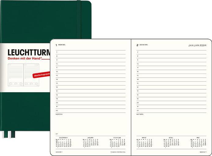 Produktbild Leuchtturm1917 Leuchtturm 1t/S Medium Hc F.Green (A5)