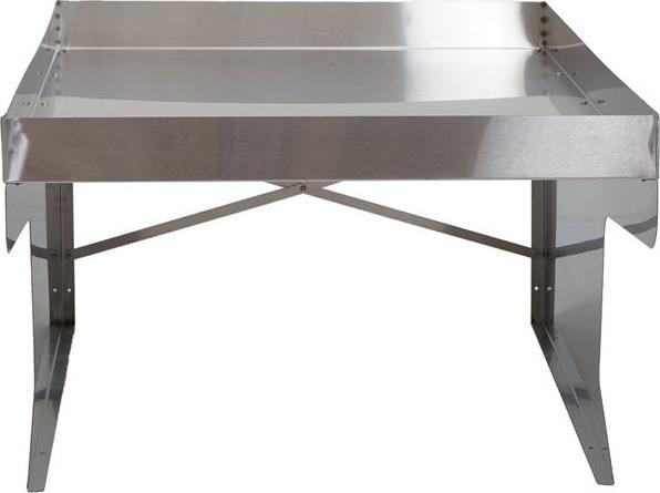 Produktbild Mendler XL Mähroboter-Garage mit Pflanzkasten HWC-G60, Metall 47x70x100cm, Edelstahl (Mähroboter, Mähroboter Garage)