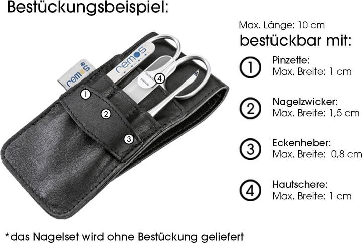 Immagine prodotto Remos Nageletui für 4 Instrumente