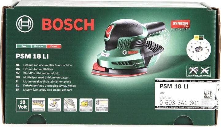 Productafbeelding Bosch Home & Garden PSM 18 LI / zonder batterij (Multischuurmachine)