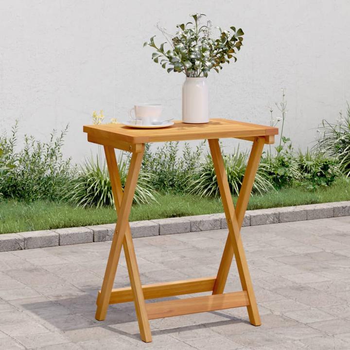 Actual product image VidaXL Folding acacia garden table (36 cm)