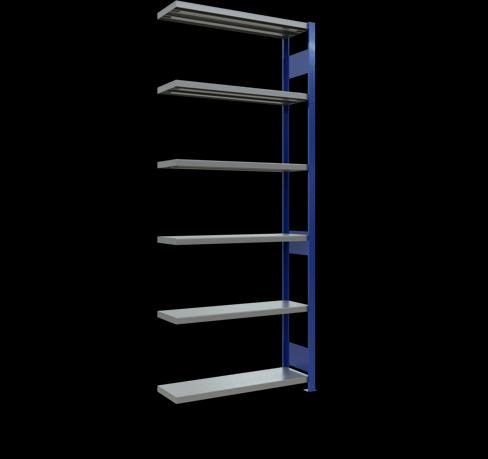 Actual product image Schulte Lagertechnik MULTIplus250 boltless add-on bay system with length bolts