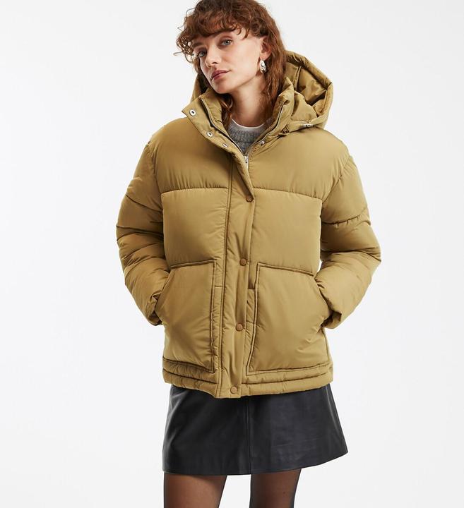 Produktbild La Redoute Collections Kurze Steppjacke mit Kapuze (46)