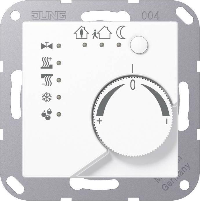 JUNG Raumtemperaturregler UP AS/A KNX aws glz A2178TSWW