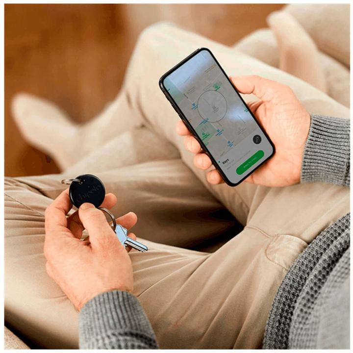 Produktbild Chipolo One Schwarz/WeiÃŸ 2-Pack (iOS, Android)