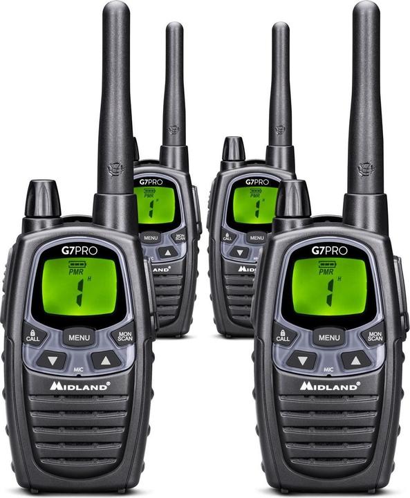 Productafbeelding Midland G7 Pro set van 4 koffers, PMR446 (10 km)