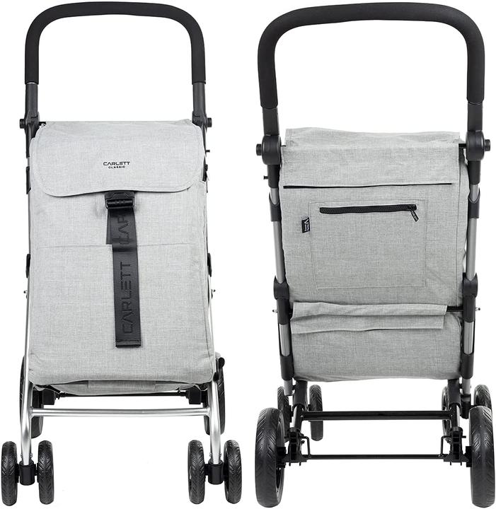 Produktbild Carlett Einkaufstrolley, 64L, Grau