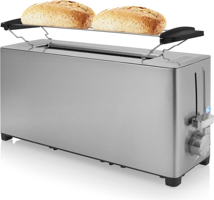 Actual product image Princess 142401 Steel toaster Long slot - 7 adjustable levels - 1050 W (EU plug)