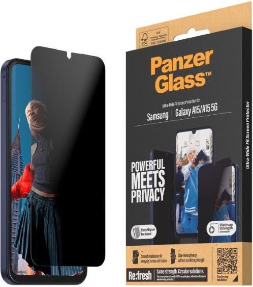 Produktbild PanzerGlass Privacy (1 Stück, Samsung Galaxy A15)
