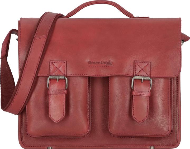 Greenland Nature Nature Aktentasche Leder 39 cm