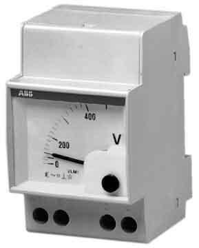Produktbild ABB VLM1-300 Dreheisen-MessgerÃ¤t 300VAC 4W analoge Anzeige