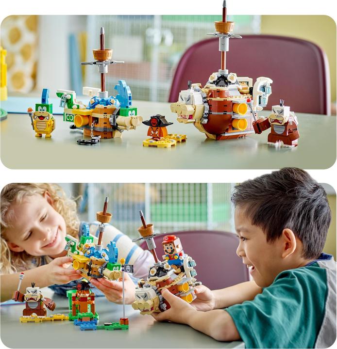 Image du produit LEGO 71427 Super Mario Larry et les galères aériennes de Morton - Kit d'extension (71427, LEGO Super Mario)