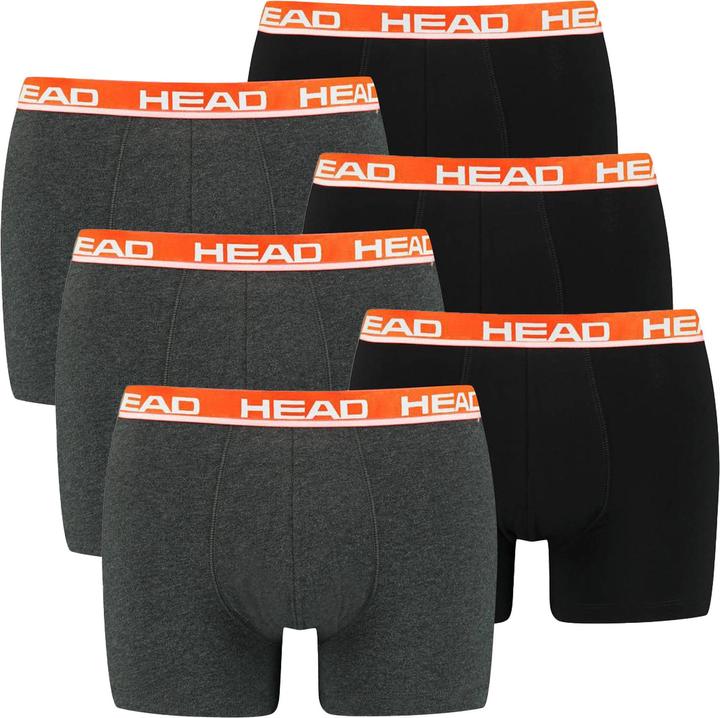 Head Boxershort Casual Stretch Basic Boxer 2P (M, 6er Pack)