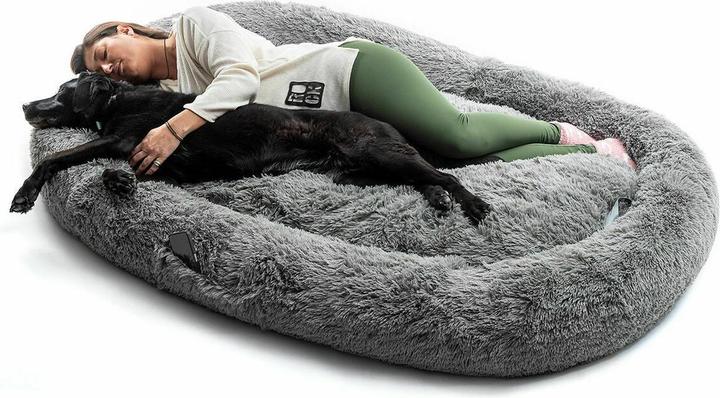 Image du produit InnovaGoods Lit pour chien humain | Human Dog Bed XXL Grey