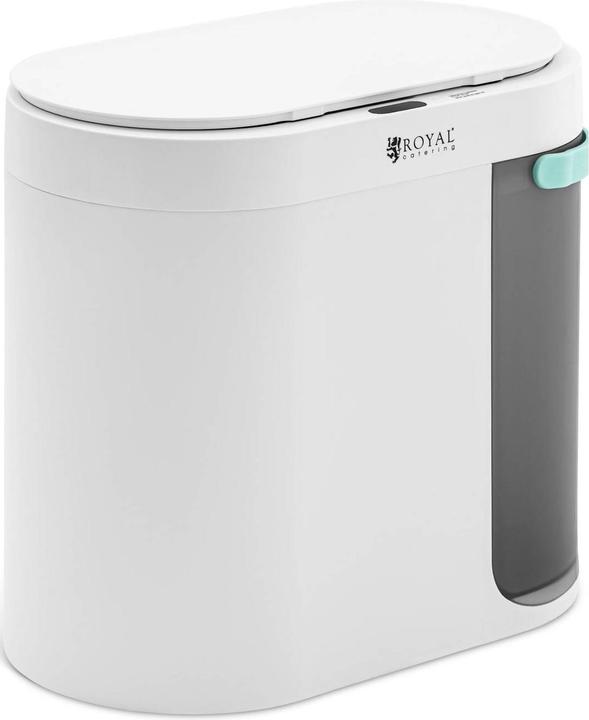 Produktbild Royal Catering Elektrischer Duo-Mülleimer mit Sensor automatischer Abfalleimer 10 L + 5 L (15 l)
