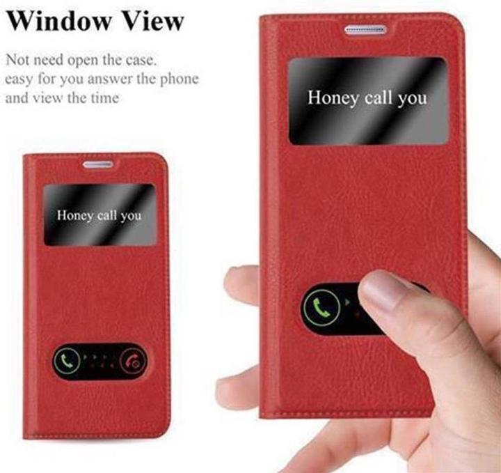 Produktbild Cadorabo Book mit View Doppelfenster Cover (Samsung Galaxy A3 (2017))