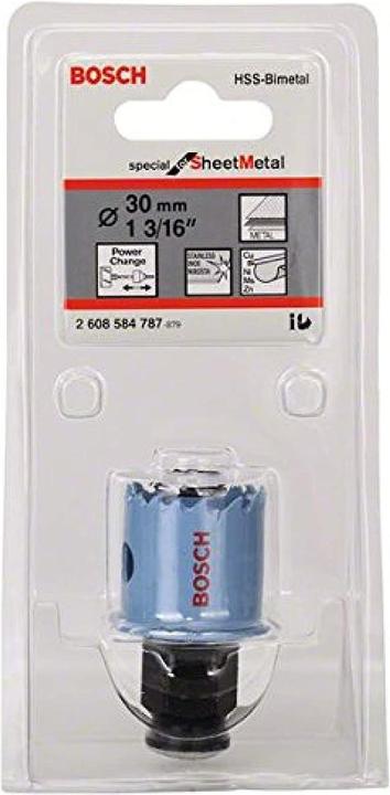 Immagine prodotto Bosch Professional Zubehör Sega a tazza speciale per lamiera, 30 mm, 1 3/16 di pollice (30 millimetri)