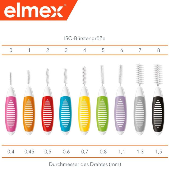 Immagine prodotto Elmex Spazzole interdentali 0.45mm Arancione (8 pz) (8 x, 0.45 mm)