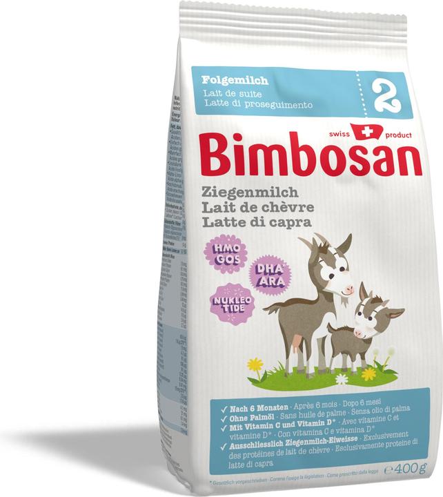 Image du produit Bimbosan Lait de chèvre 2 Lait de suite (400 g, à partir de 6 m.)