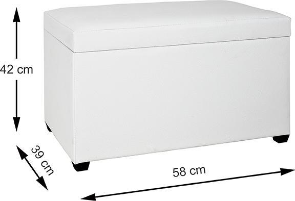 Image du produit HAKU Möbel Coffre-siège (58 cm)